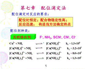 分析化學(xué)(配位滴定法).ppt