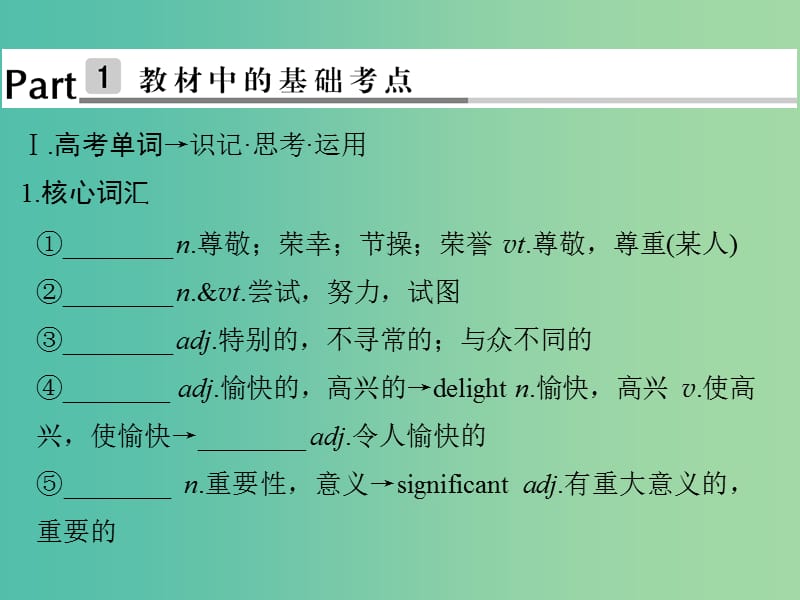 高考英语大一轮复习第一部分模块四Unit2Sportingevents课件牛津译林版.ppt_第2页