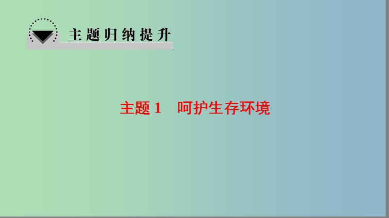 高中化学主题1呵护生存环境归纳提升课件鲁科版.ppt_第1页