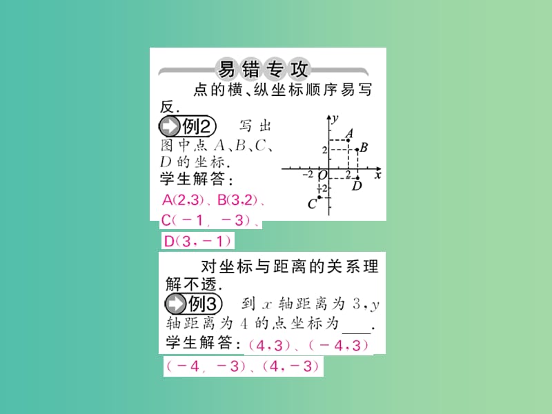 七年级数学下册 第七章 平面直角坐标系 7.1.2 平面直角坐标系课件 （新版）新人教版.ppt_第2页