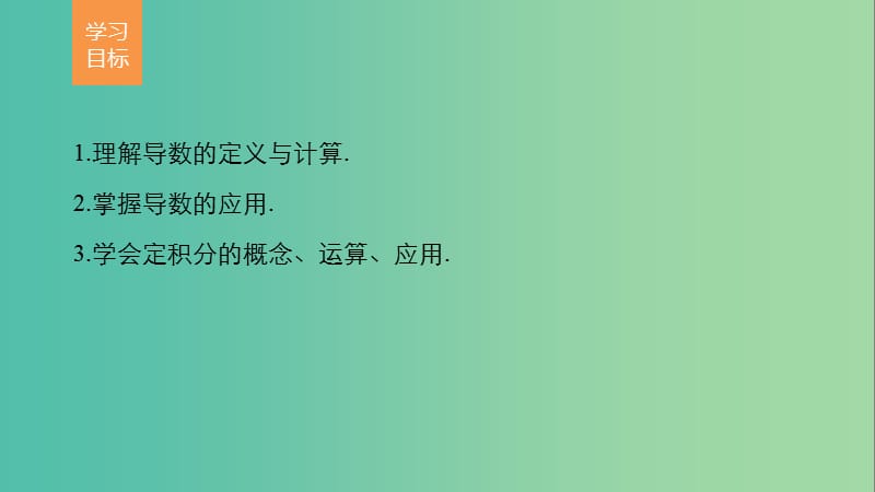 高中数学 第一章 导数及其应用章末复习提升课件 苏教版选修2-2.ppt_第2页