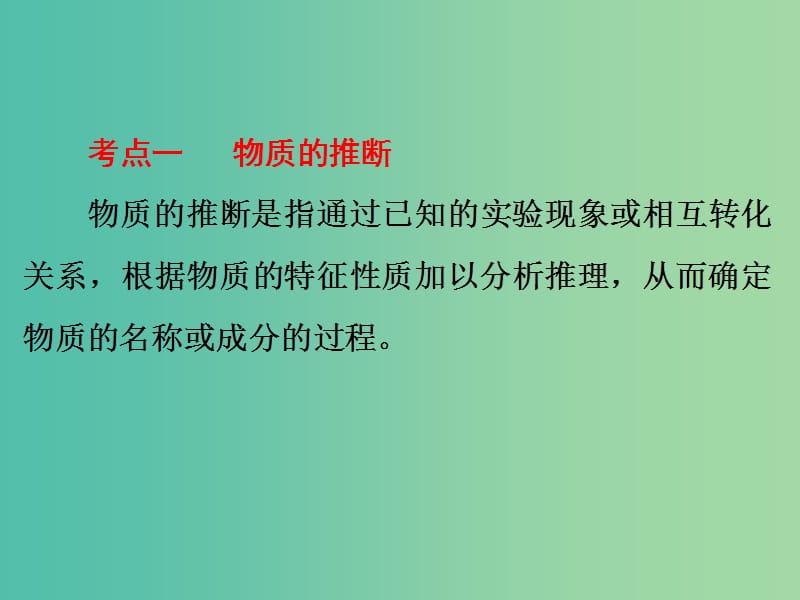 中考化学复习 第二部分 专题突破 强化训练 专题三 物质的推断课件 （新版）新人教版.ppt_第3页