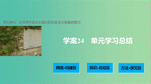 高中历史 第五单元 从科学社会主义理论到社会主义制度的建立 24 单元学习总结课件 新人教版必修1.ppt