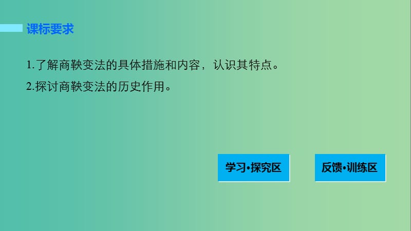 高中历史 第二单元 古代历史上的改革（下）5 商鞅变法与秦的强盛课件 岳麓版选修1.ppt_第2页