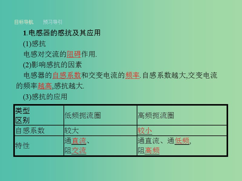 高中物理 2.4-2.5 电感器对交变电流的作用课件 粤教版选修3-2.ppt_第3页