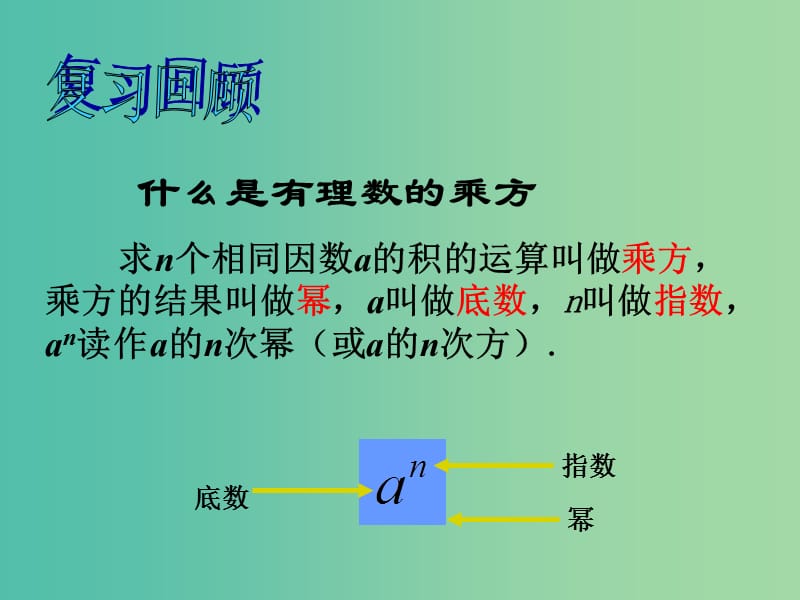 七年级数学上册 2.10 有理数的乘方课件 北师大版.ppt_第2页