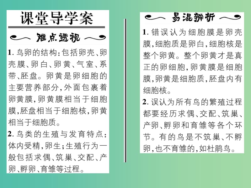 八年级生物下册 第七单元 第一章 第四节 鸟的生殖和发育课件 （新版）新人教版.ppt_第2页