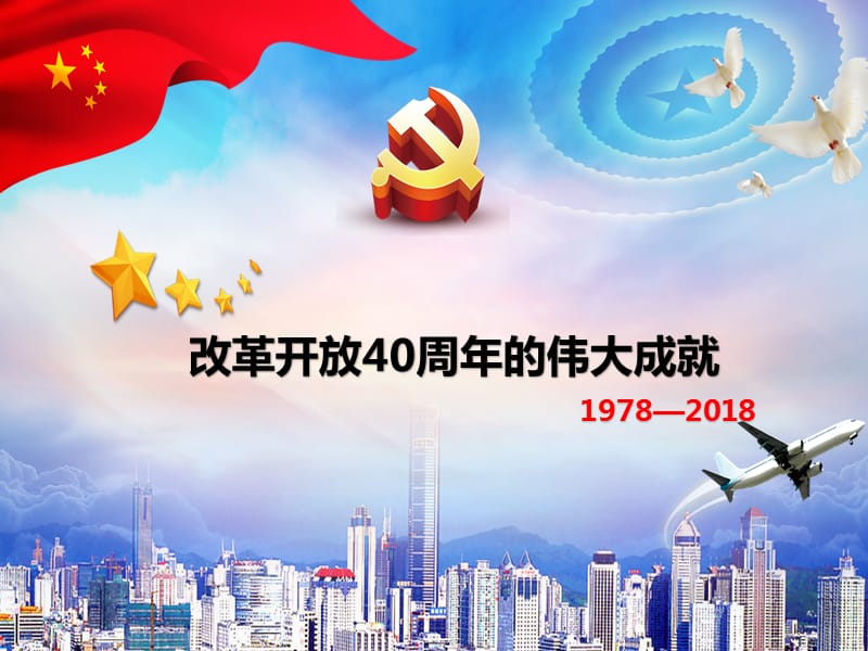 改革开放40周年的伟大成就.ppt_第1页