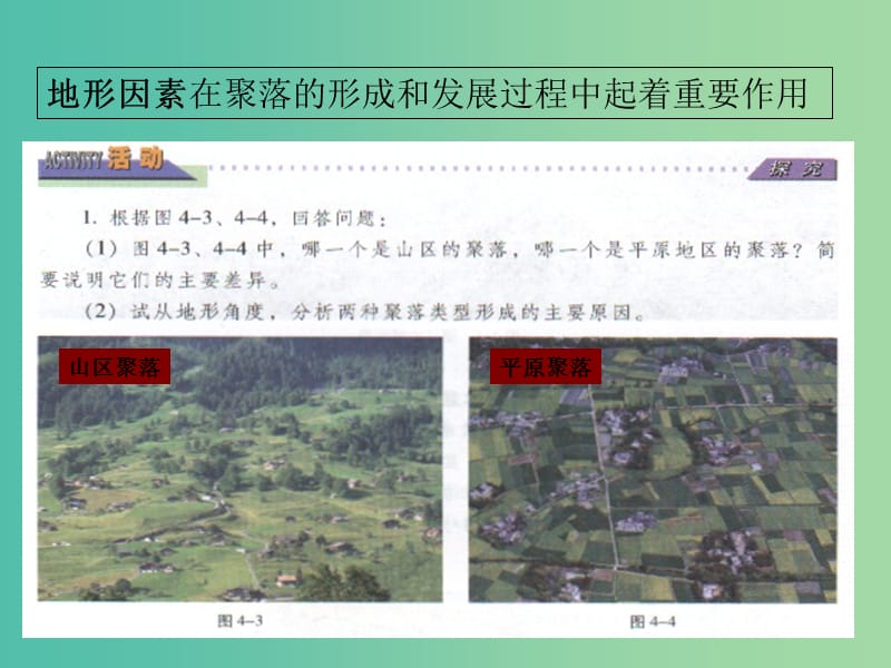 高中地理 4.1 地形对聚落及交通线路分布的影响课件2 湘教版必修1.ppt_第3页