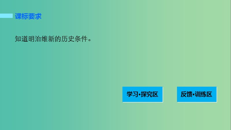 高中历史 第四单元 工业文明冲击下的改革 16 日本近代化的起航——明治维新(一)课件 岳麓版选修1.ppt_第2页