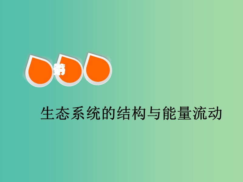 高考生物一轮复习第十一单元生态系统与环境保护第一讲生态系统的结构与能量流动精盐件.ppt_第1页