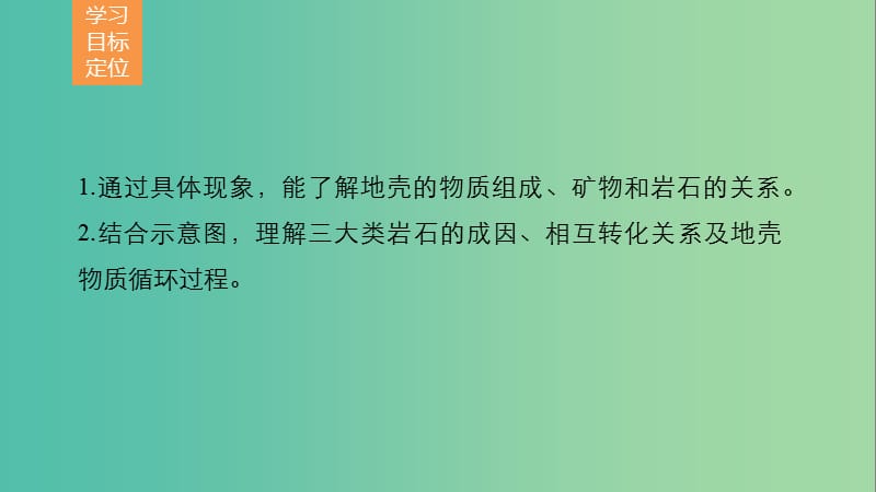 高中地理 第二章 第一节 地壳的物质组成和物质循环课件 湘教版必修1.ppt_第2页