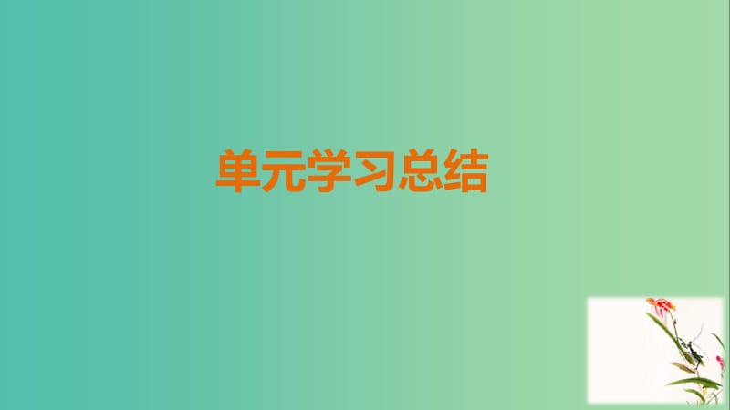 高中历史 第四单元 内忧外患与中华民族的奋起单元学习总结课件 岳麓版必修1.ppt_第1页