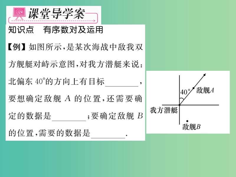 七年级数学下册 第7章 平面直角坐标系 7.1.1 有序数对课件 （新版）新人教版.ppt_第3页