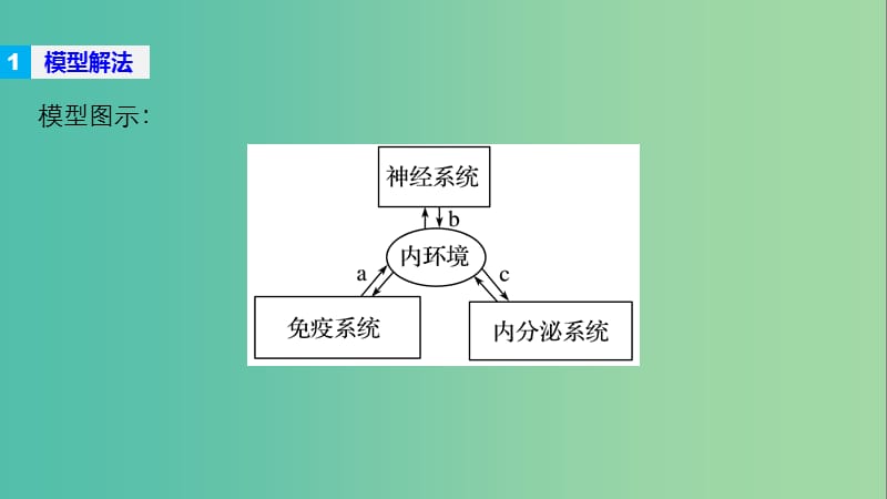 高考生物大二轮专题复习与增分策略 热点题型建模 模型12 生命活动的调节机制课件.ppt_第2页