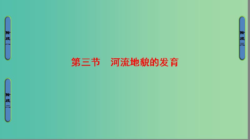 高中地理 第4章 地表形态的塑造 第3节 河流地貌的发育课件 新人教版必修1.ppt_第1页