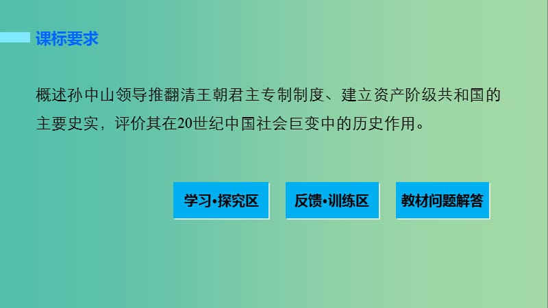 高中历史 第四单元 亚洲觉醒的先驱 1 中国民主革命的先行者孙中山课件 新人教版选修4.ppt_第2页