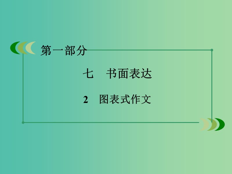 高考英语二轮复习 第一部分 微专题强化练 七 书面表达2 图表式作文课件.ppt_第3页