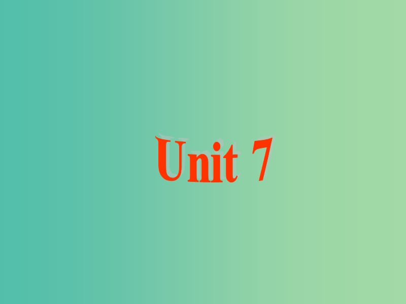 七年级英语下册 Unit 7 It’s raining课件2 （新版）人教新目标版.ppt_第1页