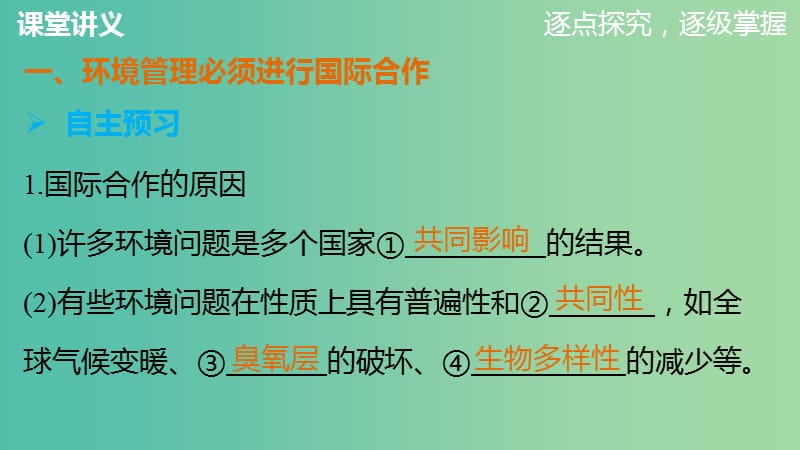 高中地理 第五章 第二节 环境管理的国际合作课件 新人教版选修6.ppt_第3页