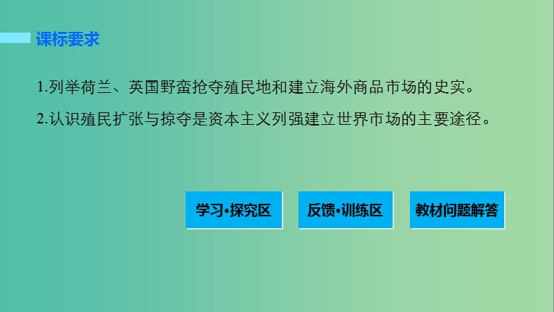 高中历史 第二单元 工业文明的崛起和对中国的冲击 9 欧洲的殖民扩张与掠夺课件 岳麓版必修2.ppt_第2页