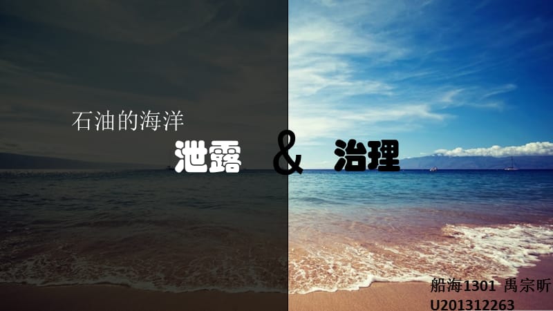 海洋的石油泄漏与处理.ppt_第1页