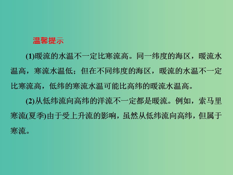 高考地理第一轮总复习 第三章 第二讲 大规模的海水运动课件.ppt_第2页