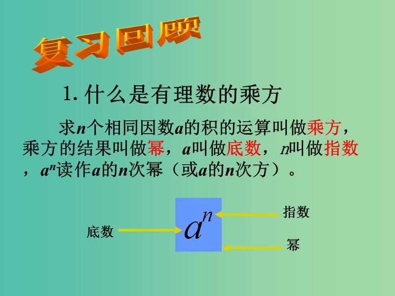 七年级数学上册 2.9 有理数的乘方课件2 （新版）北师大版.ppt_第2页