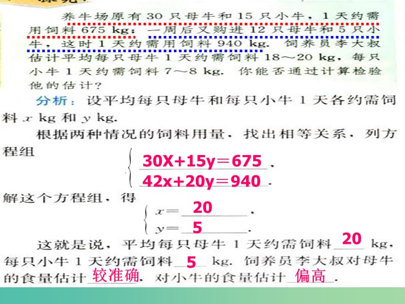 七年级数学下册《8.3 二元一次方程组解决实际问题》课件1 （新版）新人教版.ppt_第3页