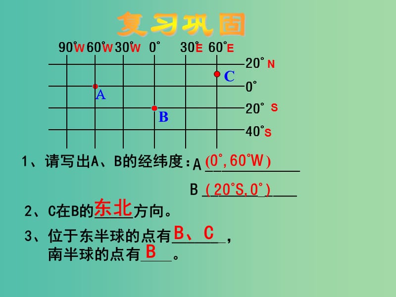 七年级地理上册 2.1 认识地球（第5课时 地球运动+小竞赛复习）课件 （新版）湘教版.ppt_第1页