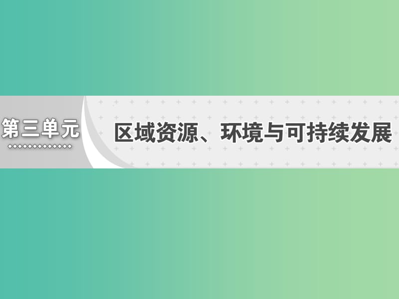 高中地理第三单元区域资源环境与可持续发展第一节区域水土流失及其治理--以黄土高原为例课件鲁教版.ppt_第1页