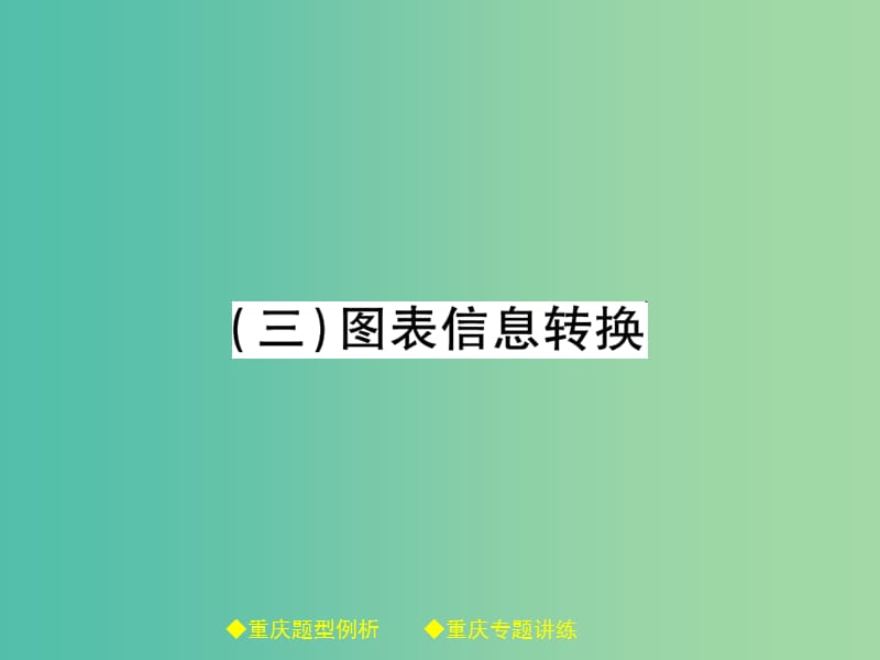 中考语文总复习 第1部分 语文知识及运用 专题12（3）图表信息转换课件.ppt_第1页