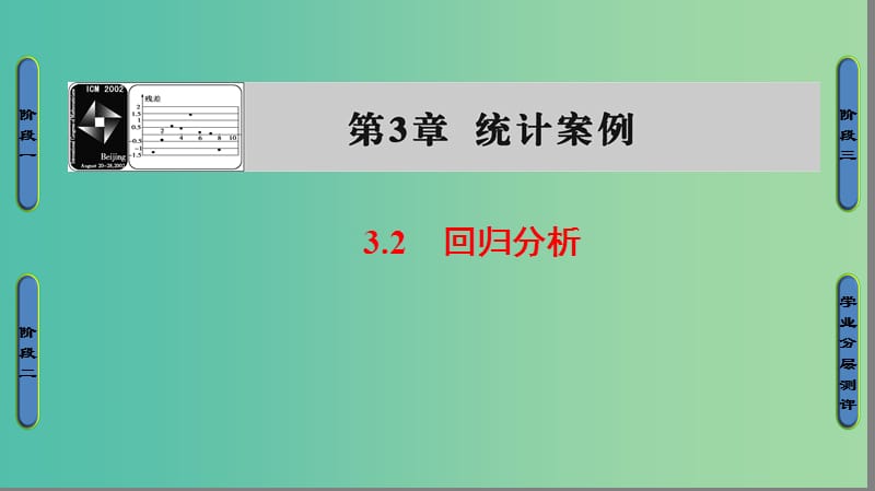 高中数学 第三章 统计案例 3.2 回归分析课件 苏教版选修2-3.ppt_第1页