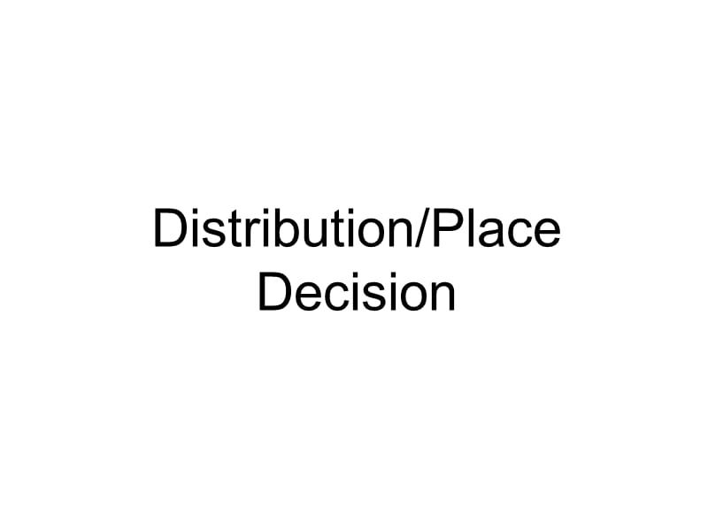 商品分销Distribution.ppt_第1页