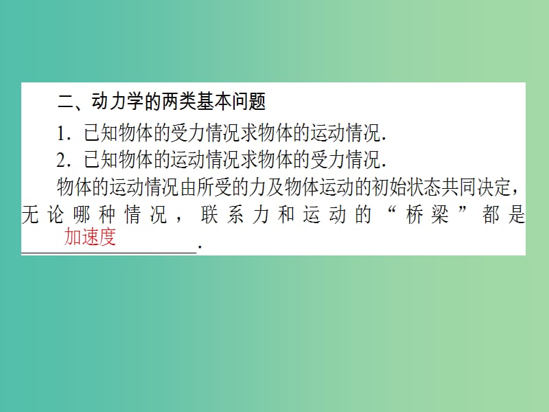 高考物理二轮复习 专题一 力与直线运动 1.3 牛顿运动定律及其应用课件.ppt_第3页