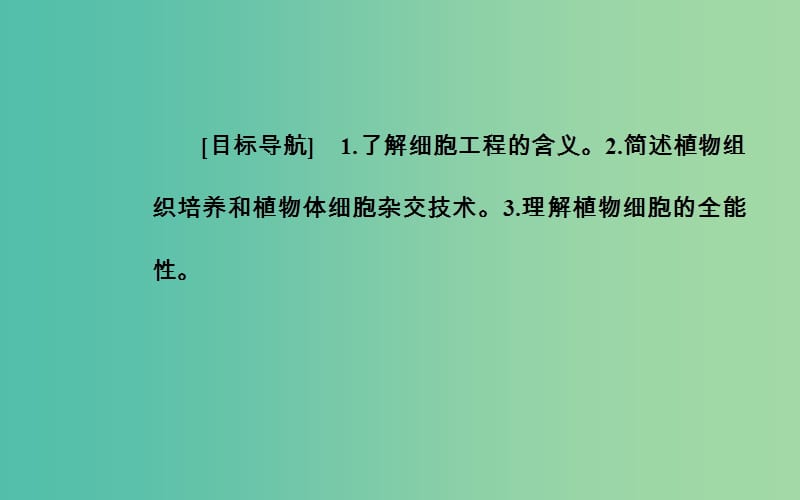 高中生物 专题2 细胞工程 2.1.1 植物细胞工程的基本技术课件 新人教版选修3.ppt_第3页