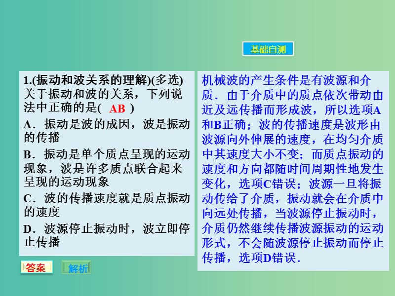 高考物理大一轮复习 12.2机械波课件 新人教版.ppt_第2页