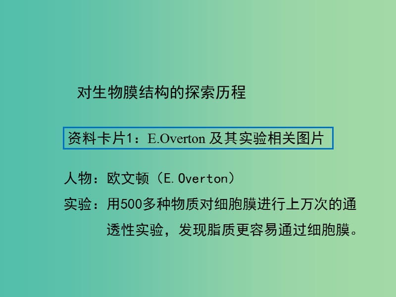 高中生物第四章细胞的物质输入和输出4.2生物膜的流动镶嵌模型课件2新人教版.ppt_第3页