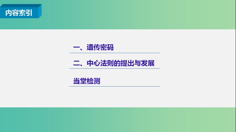 高中生物 第三章 第四节 遗传信息的表达 RNA和蛋白质的合成（第2课时）课件 浙科版必修2.ppt_第3页