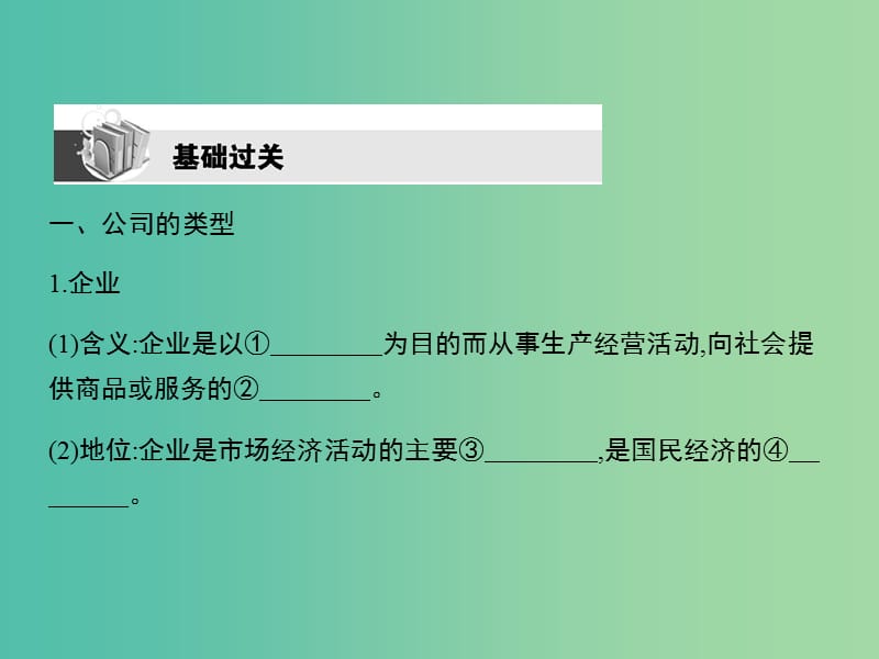 高考政治第一轮复习 第二单元 第五课 企业与劳动者课件 新人教版必修1.ppt_第2页