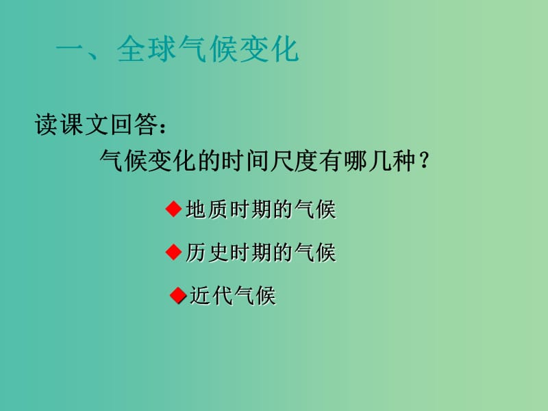 高中地理 4.2 全球气候变化对人类活动的影响课件2 中图版必修1.ppt_第3页