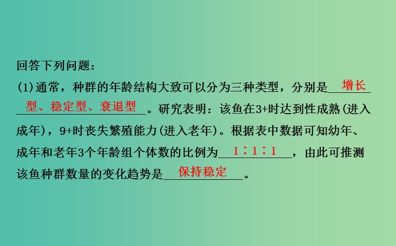 高考生物二轮复习 专题13 种群和群落课件.ppt_第3页