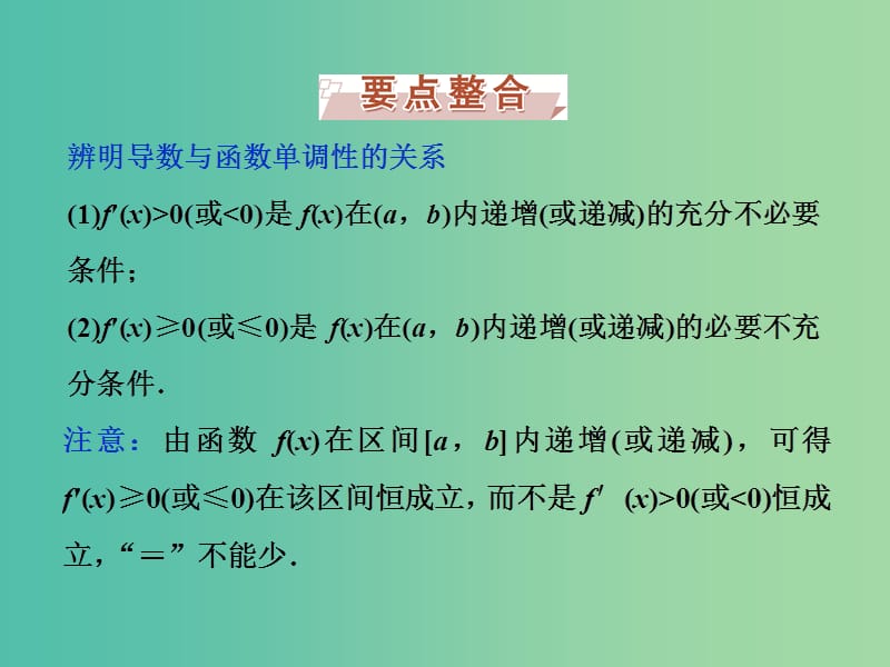 高考数学一轮复习第2章基本初等函数导数及其应用第12讲导数与函数的单调性课件理北师大版.ppt_第3页