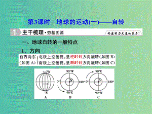 高考地理總復習 1.3地球的運動（一）自轉課件.ppt