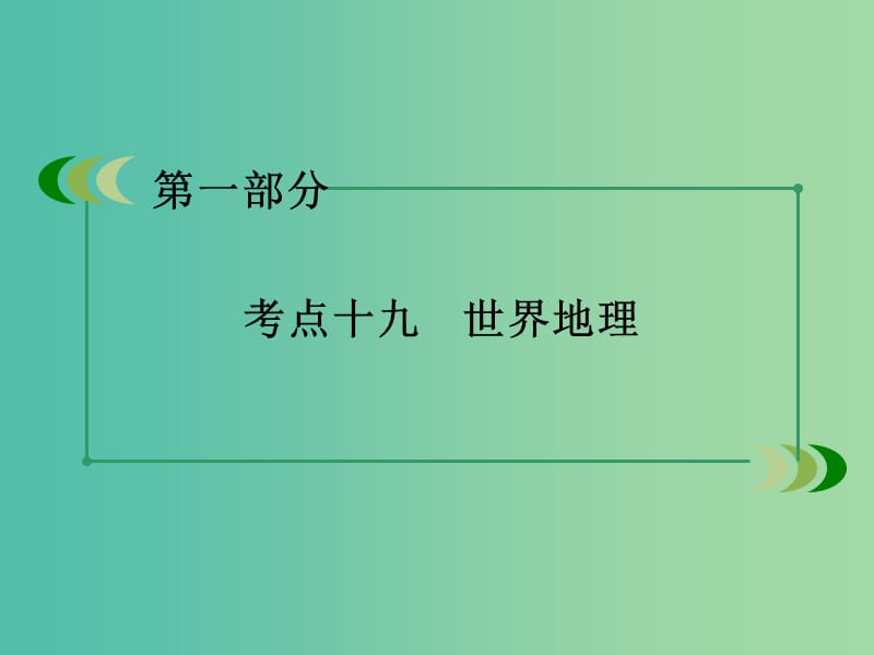 高考地理二轮复习 第一部分 微专题强化练 考点19 世界地理课件.ppt_第3页