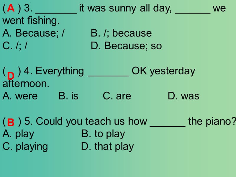 七年级英语下册 Unit 11 How was your school trip单元能力测试课件 （新版）人教新目标版.ppt_第3页