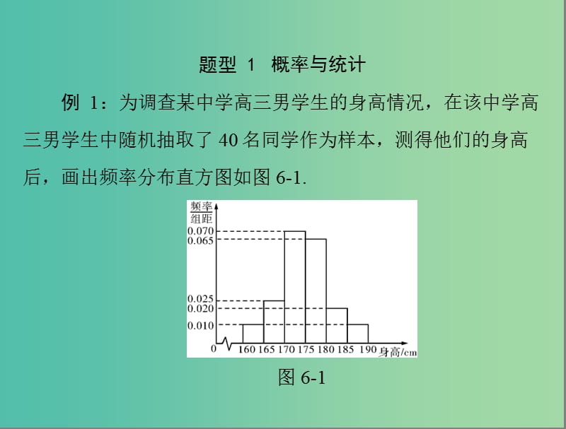 高考数学总复习 专题六 概率与统计课件 理.ppt_第2页