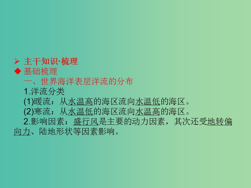 高考地理一轮总复习 自然地理 3.2大规模的海水运动课件.ppt_第3页