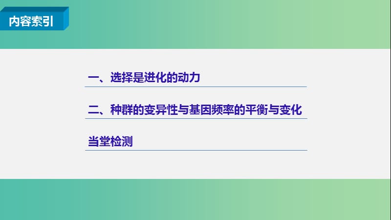 高中生物 第五章 第二节 进化性变化是怎样发生的课件1 浙科版必修2.ppt_第2页