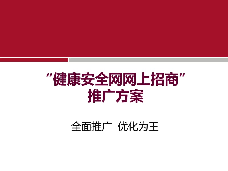 招商项目网络推广方案.ppt_第1页